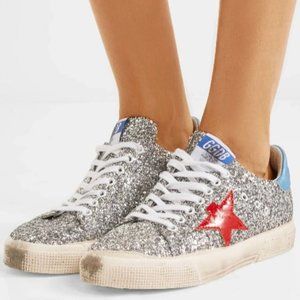 Size 39 May Glittered Leather with dust bag